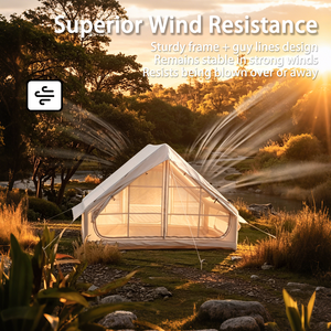 Carpa Inflable para 3-4 Personas, Ligera, <span class=keywords><strong>de</strong></span> Tela Oxford 300D, para Camping, <span class=keywords><strong>Casa</strong></span> <span class=keywords><strong>de</strong></span> Campaña <span class=keywords><strong>de</strong></span> Instalación Rápida y Automática - Product Image 2