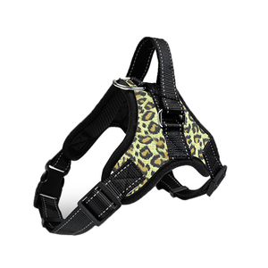 Correas de nailon, de lujo para perro mascota Collar, arnés ajustable retráctil, acero inoxidable, Oxford, transpirable, táctico, animales, gatos - Product Image 1