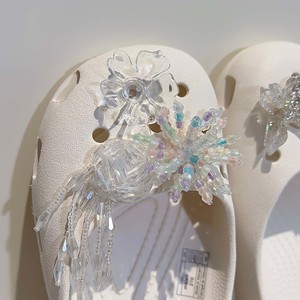 Clips et breloques de luxe faits main en perles pour chaussures, accessoires de chaussures DIY style coréen Dongdaemun pour Mary Jane, ballerines - Product Image 4