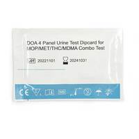 Tarjeta de prueba de orina 4 en 1, Mdmas, Thc, con mopa, Kits de prueba multidrogas