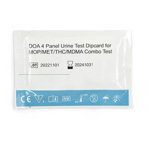 Bộ xét nghiệm đa chất 4 trong 1 Mdmas <span class=keywords><strong>Thc</strong></span> Met Mop (thử nghiệm nước tiểu) - Product Image 2