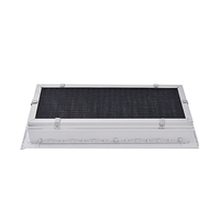 Grille de ventilation Soffite évent évent persienne Grille couverture Hvac Ventilation 4 pouces conception graphique volets modernes horizontaux