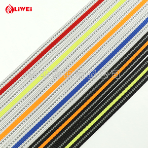 Beliebte Lagerware in Vielen Farben 2,5cm 1 Zoll Reflektierendes <span class=keywords><strong>Nylon</strong></span>-Gurtband für Hundehalsband und Hundeleine - Product Image 3