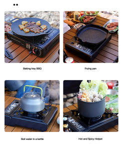 Matériel de fer de haute qualité manuel Simple <span class=keywords><strong>Camping</strong></span> en plein air et ménage Portable <span class=keywords><strong>Butane</strong></span> Split Structure cuisinière à gaz - Product Image 6