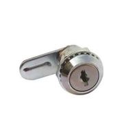 Serrures de meubles OEM en alliage de zinc chromé, grade 2 ANSI, 2 clés, pour armoire de classement et verrouillage d'archives