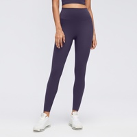 Leggings de yoga taille haute effet fessier galbant, longueur 9/10, sensation seconde peau, coupe ajustée, pour Pilates, entraînement, course et fitness