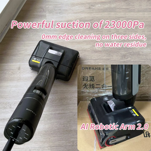 Rondelle de sol <span class=keywords><strong>Dreame</strong></span> T50 Ultramix AI, bras robotisé 0, réservoir de 800ml, 100 ℃, aspirateur sec et humide autonettoyant, nouvel arrivage - Product Image 2