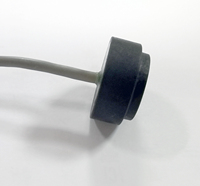Sensor Aliran Piezoelektrik 1MHz Piezo Sensor Ultrasonik 16.8 Mm Transduser Aliran Ultrasonik