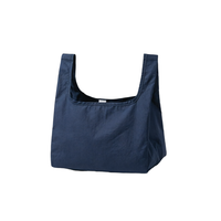 Sac de rangement compact 10L en polyester anthracite, lavable en machine, sac écologique