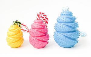 Juguete Interactivo para Perros, con Forma de Granada de Mano, de Silicona, Resistente a Mordeduras, para Limpieza Dental y Juego - Product Image 4