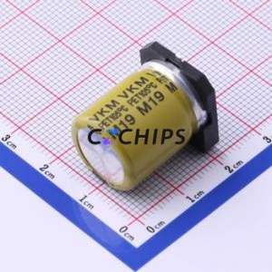 ตัวเก็บประจุอิเล็กโทรไลต์อะลูมิเนียมแบบ SMD รุ่น VKMI2102E101MV, ขนาด D16xL21 มม. ความจุ 100uF ค่าความคลาดเคลื่อน 20% แรงดันไฟฟ้า 250V กระแสไฟฟ้า 1.36A ความถี่ 1.36A-100kHz - Product Image 2