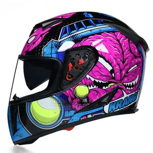 Casques de moto et de vélo électrique intégraux, taille XL, en ABS, emballage en boîte, design coloré et unique, expédition directe usine - Product Image 3
