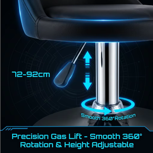 Sgabelli da Bar Girevoli in PU di Lusso, Comodi ed Ergonomici, <span class=keywords><strong>per</strong></span> Arredamento Moderno di Casa e Hotel - Product Image 3