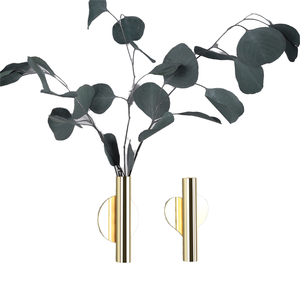 Iron Coastal Flower <b>Vase</b> <b>Gold</b> Luxury Modern Minimalist Eco-Friendly High Quality Tabletop <b>Vase</b> BIZBA INDIA Wedding (single) - Product Image 1
