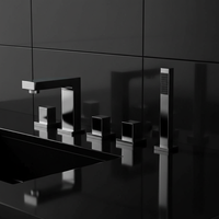 Haute qualité UPC laiton contemporain salle de bain pluie dissimulé robinet de douche pluie ensemble de douche