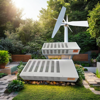 Système d'éolienne 5kw, système de production d'énergie éolienne autonome, générateurs éoliens triphasés monophasés hors réseau