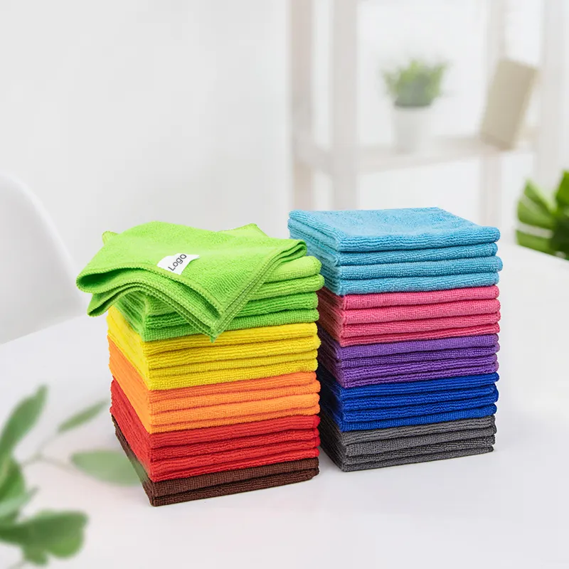 50pcs gói 30x30cm đa mục đích rags miễn phí nhà sạch khăn tái sử dụng sợi nhỏ vải sợi nhỏ Nguồn cung cấp