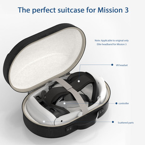 Sac de rangement portable en EVA pour <span class=keywords><strong>Apple</strong></span> VR pour <span class=keywords><strong>Vision</strong></span> Pro Housse de protection anti-chute et anti-rayures pour lunettes VR - Product Image 3