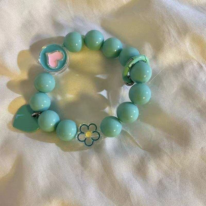 Green Flower Heart Pattern