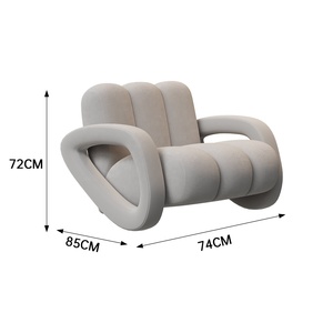 Ensemble de canapés droits pour <span class=keywords><strong>réception</strong></span> d'entreprise, double combinaison, style luxueux, en daim et cuir anti-griffures, personnalisable pour salon de beauté - Product Image 6