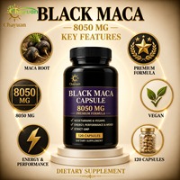 Capsules de Maca pour Hommes, 60 unités, Complément Alimentaire OEM pour l'Énergie et la Vitalité, Capsules d'Amélioration Masculine en Gros