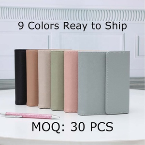 Yihe Meilleure vente A7 portefeuille en cuir de <span class=keywords><strong>litchi</strong></span> souple porte-documents en forme de sac à feuilles volantes avec 9 couleurs prêtes à être expédiées - Product Image 2