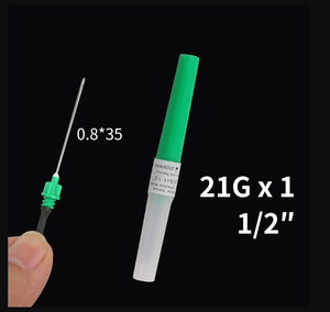 Agujas de Jeringa Tipo Pluma de Acero Inoxidable 18/20/21 para Extracción de Sangre, Agujas para Toma de Muestras de Sangre Tipo Pluma - Product Image 2