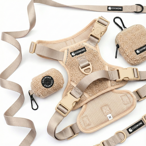 कोवन नो पुल डॉग हार्नेस सेट कस्टमाइज्ड पालतू पालतू हार्नेस डॉग कॉलर लीड पोप बैग धारक धनुष टाई पालतू जानवरों की आपूर्ति - Product Image 2