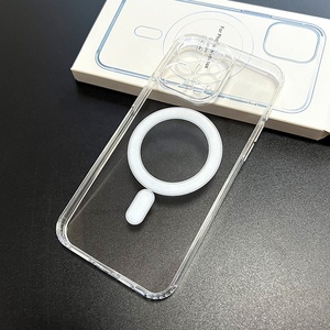 Ốp điện thoại từ tính cho <span class=keywords><strong>iPhone</strong></span> 15, <span class=keywords><strong>iPhone</strong></span> 16 Series, chất liệu TPU+PC trong suốt, hỗ trợ sạc không dây cho <span class=keywords><strong>iPhone</strong></span> 16 Series - Product Image 3