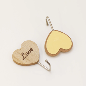 Crochets muraux décoratifs en bois pour chambre d'enfant, motif animaux de dessin animé mignons, porte-manteau mural - Product Image 3