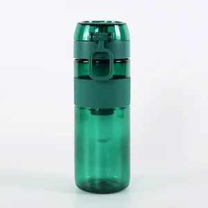 कोमल स्पर्श खेल व्यक्तिगत पोर्टेबल फ़िल्टर्ड पानी शोधक बोतल के साथ फिल्टर