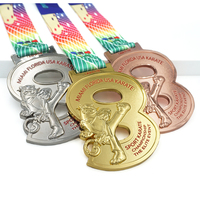 Médaille de volley-ball de la ligue de championnat MVP, faite sur mesure, cadeau et trophée, médaille de volley-ball en métal doré, vente en gros