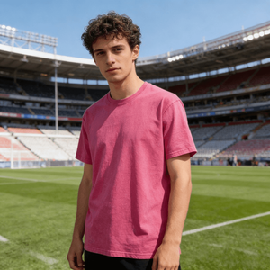 Camiseta de Hombre de Talla Grande, Personalizada, 260 g/m², Estilo Vintage, Holgada, 100% Algodón, Lavado Ácido, Estampado Gráfico, Impresión DTG, Estilo Urbano, Informal, Tejida - Product Image 5