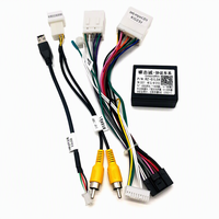 Lecteur Android de voiture 12Pin 8Pin Connector Cable Wire Harness avec Canbus pour Geelys Emgrand 2014 DVD Stereo