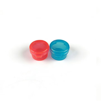 Mini-récipient cosmétique personnalisé 1g 3g 5g 10g, pot en plastique avec couvercle à clapet pour crèmes, baumes et échantillons de voyage