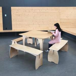 Chaise de table moderne Montessori pour enfants d'âge préscolaire Mobilier de garderie pour crèche Hôpital Chambre à coucher - Product Image 2