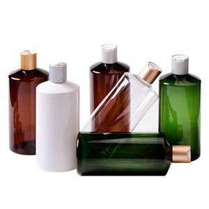 Botella de Plástico PET Vacía de 50 ml, 200 ml, 400 ml, 500 ml para Cosméticos, Cuidado del Cabello, Aceite Corporal, Champú, <span class=keywords><strong>Loción</strong></span>, Botella con Bomba y Tapa - Product Image 5