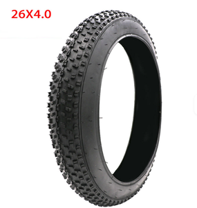 Pneu de vélo électrique noir de 26 <span class=keywords><strong>pouces</strong></span>, pneu de vélo de neige, pneu gras de 20x3.0, matériau en caoutchouc pour vélo gras noir - Product Image 2