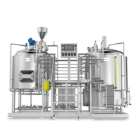 Fermenteur de brassage sous pression à 2 cuves de 1200 L personnalisé, solution clé en main pour brasserie, équipement de brassage de bière, en promotion
