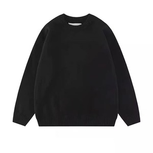 Soft Waxy Wind ~ Cuello redondo 100 Suéter de Cachemira Suéter grueso para mujer Suéter suelto para mujer - Product Image 1