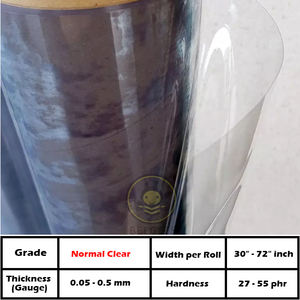 Rollo de película de PVC transparente, lámina de vinilo transparente <span class=keywords><strong>para</strong></span> bolsas de embalaje, bolsas de herramientas y manteles - Product Image 3