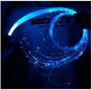6ft giocattolo Rave ricaricabile in fibra di LED ideale per feste Rave, spettacoli di luci, Festival di danza in pizzo con frusta di Pixel EDM - Product Image 1