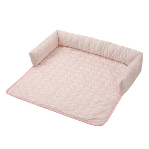 Pet Ice Silk Cooling Mat Rectangle Polyester Fiber Summer <b>Dog</b> <b>Bed</b> Breathable <b>Sofa</b> Cushion - Product Image 4