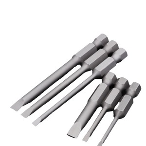 Shaowei Flathead <b>Screwdriver</b> <b>Bit</b> <b>Set</b> 6 Mm Hex Shank For Electric Drills And <b>Screwdrivers</b> Construction Use - Product Image 1