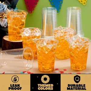 Gobelet en plastique PP jetable écologique personnalisé avec couvercle pour café, jus, smoothies et thé au lait - Vaisselle à emporter (logo personnalisé) - Product Image 5