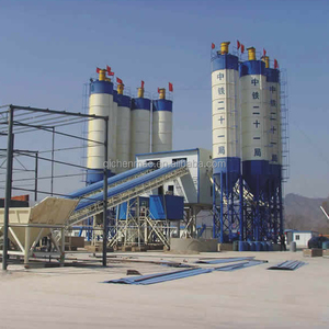 25 m3/h voll automatische mobile Beton mischa nlage und Betonmischer anlage mit Hub behälter - Product Image 5