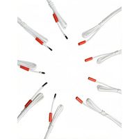 Allumeur électrique à fil de cuivre de 30 cm, blanc, avec capuchon rouge, certifié CE, télécommandé, pour spectacles pyrotechniques