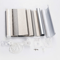Demi/complet occultant en tissu de lin moderne Store enrouleur manuel sur mesure