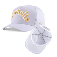 Gorras deportivas de gamuza de alta calidad personalizadas, gorra de béisbol de gamuza forrada con borde curvo bordado para hombres