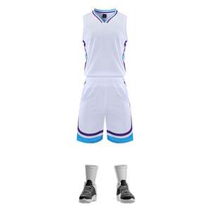 Basketball Uniform für Männer Sport Style Running Basketball Anzug Mehrfarbige Basketball Wear Herren Trikot - Product Image 1